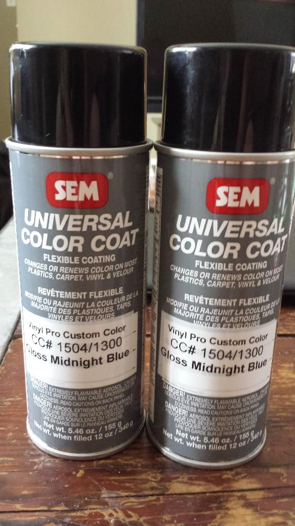 SEM Interior Paint Color 84 Rabbit Gti Blue
